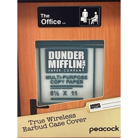 culturefly AirPods Generation 1 &2 True Wireless Earbud Case The Office Dunder Mifflin (L3)
