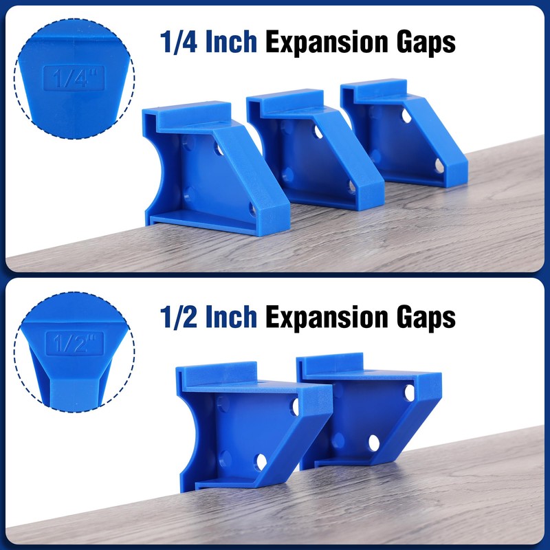 WORKPRO 24-Pack Floor Spacers, 2 in 1 Laminate Flooring Spacers