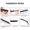 Cuttable Wiper Blade Refills Strip, 4PCS Universal Car Windscreen Wiper