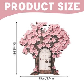 Fairy Doors for Outdoor Trees, Garden Miniature Ornaments Doors, Fairy Door for the Garden, Fairy Garden Art Doors, Garden Miniature Ornaments for Fairy House, Tree, Indoor or Outdoor