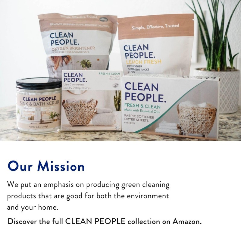 The Clean People Liquid Laundry Detergent - Recyclable Packaging, Stain