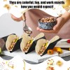 Baderke Mexico Taco Holder Stands Set of 6 Black Large