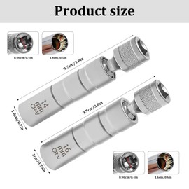 Spark Plug Wrench 14 mm 16 mm, Car Spark Plug Wrench Set, Universal Flexible Pivoting Magnetic Spark Plug Connector Tools for Removing Spark Plugs, Spark Plug Sockets