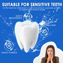 28 Strips Professional Bleaching Stripes, Teeth Whitening, Whitening Strips Teeth Whitening, Quick Removal of All Stains, No Pain Sensitivity