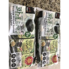 International Korean Seasoned Roasted Seaweed Healthy Diet Snack Food 16 Packs