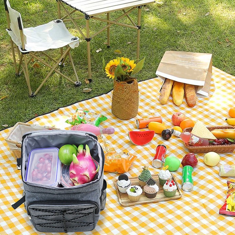 Camping Insulated Backpack Cooler Backpackck Thermal Cooler Bag with Cup