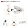 STIANC 20 Pack Full Overlay Face Frame Soft Close Concealed