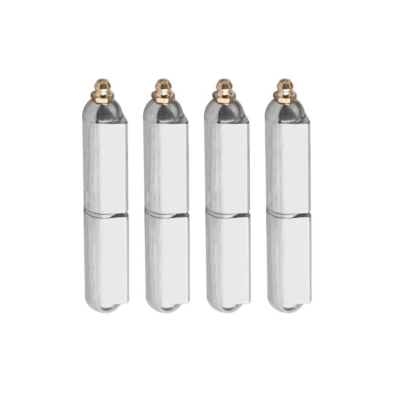 MOUNTAIN_ARK 4 Pack 4-1/4" Weld On Bullet Hinges, 304 Stainless