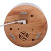 300ml Wood Grain Humidifier Aromatherapy Diffuser Humidifier with 7 LED