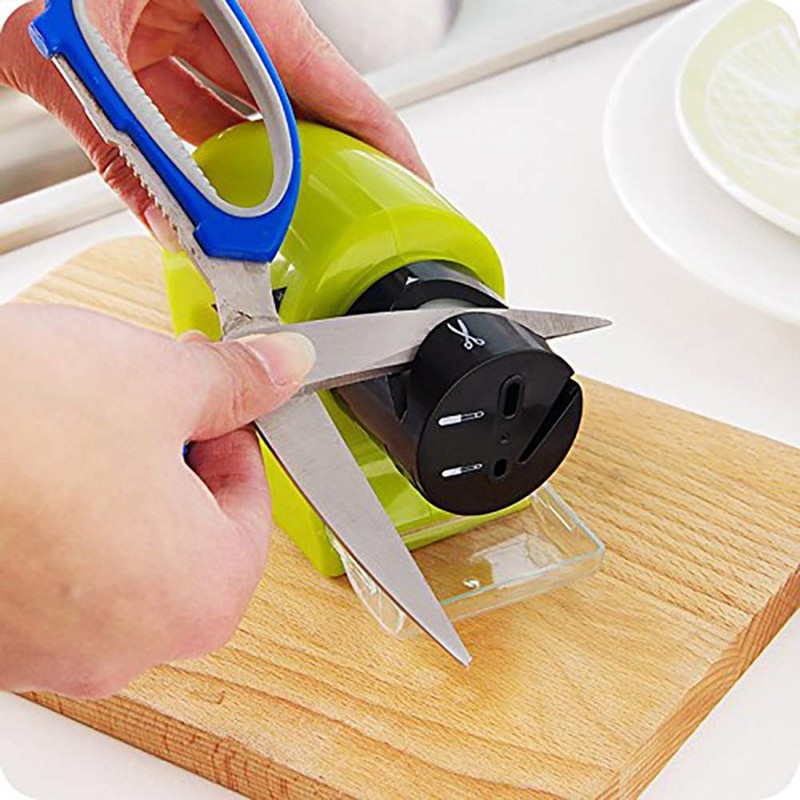 Electric Knife Sharpener, 2-Stage Kitchen Knives Sharpening System Quickly Sharpening,