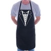 Print4U Tuxedo BBQ Cooking Funny Novelty Apron Black