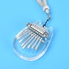 Alnicov Kalimba 8 Keys Thumb Piano, Super MiNi Acrylic Finger