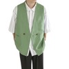 Sense of Place AA26-17A008 Men's Double Tailored Vest, green