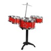 Toddler Jazz Drum Kit Hand Eye Coordination High Safety Sturdy
