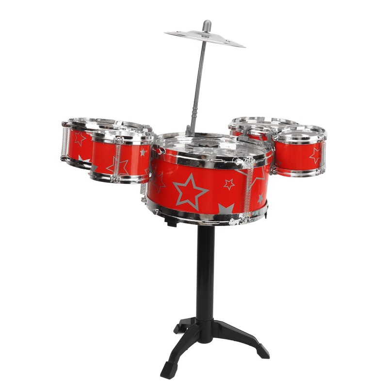 Toddler Jazz Drum Kit Hand Eye Coordination High Safety Sturdy