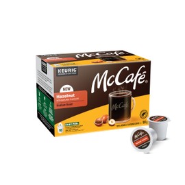 McCafé Premium Hazelnut Flavoured, Medium Roast, K-Cup Coffee Pods, 10 Count