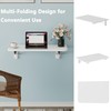 MCMACROS Wall Mounted Folding Table Space Saving Floating Desk for