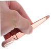 Healvian 2pcs Stainless Steel Eyebrow Tweezers with Ergonomic Handle Tools