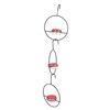 3 Pcs Hummingbird Feeder Metal Hanging Bird Feeder for Outdoor
