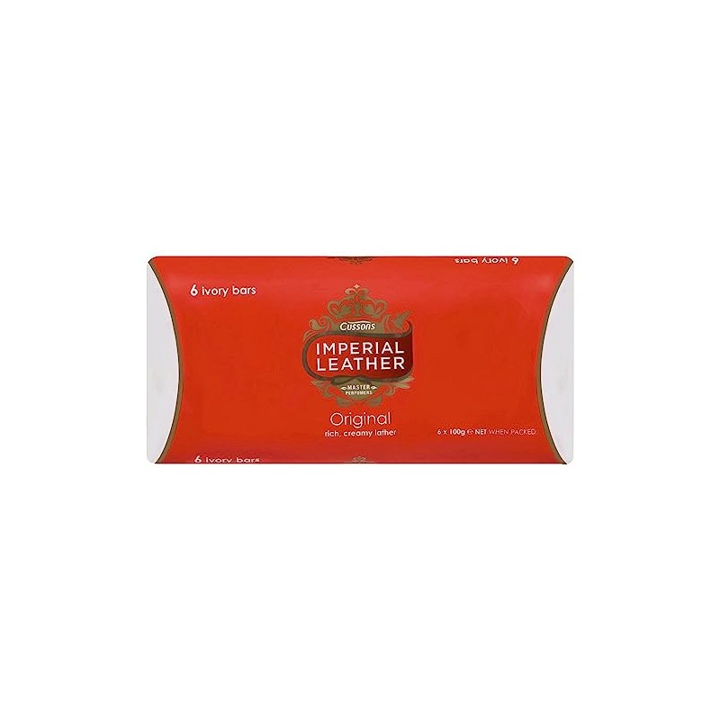 Cussons Imperial Leather Original Soap Bar, 6x100 g