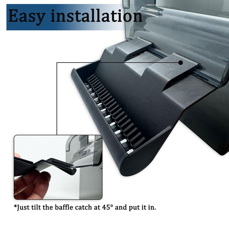 Aquarium Filter Baffle, Fish Tank Accessory, Helps Maintain a Calm