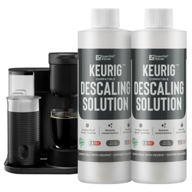 Essential Values Compatible with Keurig Descaling Solution - Specially Formulated for Keurig Descaler - Espresso Machine, Coffee Pot Cleaner - 12 Month Supply 2-Pack