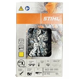 For STIHL Genuine OEM Stihl 3623 005 0105 Chainsaw Chain 32" 3/8 .050 33RS 105DL MS460