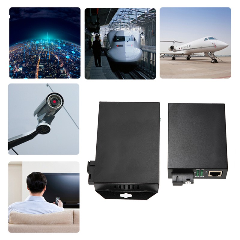 10M/100M/1000M Network Media Converter Fiber Optical Transceiver Kilomega