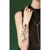2 x Temporary Rose Thorn Tattoo Sword Tattoo Arrow Tattoo