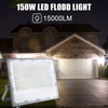 Indmird 150W LED Flood Lights Plug in, Outdoor Security Lights