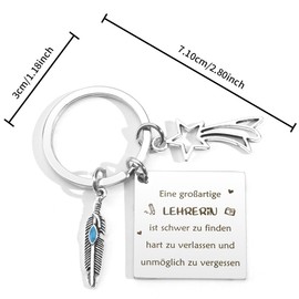 Wixelon Teacher gift farewell, farewell gift, teacher gift, teacher gift, teacher gift, teacher gift, teacher key fob, teacher gift, keychain-teacher3