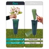 Cemetery Vase Rubber Inserts, Silicone Secure Flowers Holder for Headstone