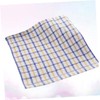 VILLFUL Cotton Yarn Lint- Plaid Dishcloth Non-Stick Kitchen Towel Absorbent