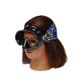 Splash Place SWIM MASK with Fabric Strap - The Maze | Fun, Fashionable, Comfortable - Kids Swim Goggles with Nose Cover