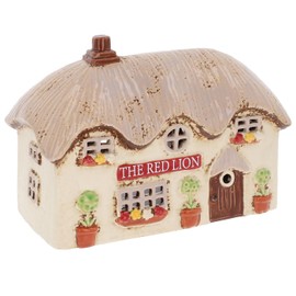 Shudehill Giftware Village Pottery Pub Tealight Collection - Crown, Red Lion & Royal Oak Pubs (Red Lion Pub)