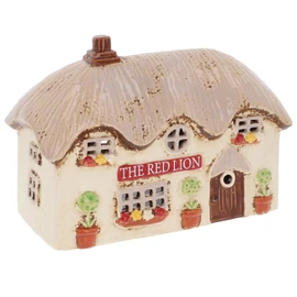 Shudehill Giftware Village Pottery Pub Tealight Collection - Crown, Red Lion & Royal Oak Pubs (Red Lion Pub)