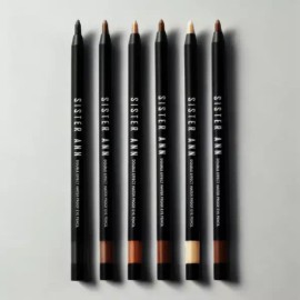 Sister Anne 씨스터앤 더블이펙트 워터프루프 아이펜슬 미드나잇블랙 1호 유펄 Sister Anne Double Effect Waterproof Eye Pencil Midnight Black No. 1 Pearl [Midnight Black No. 1 U-Pearl + 1 piece]