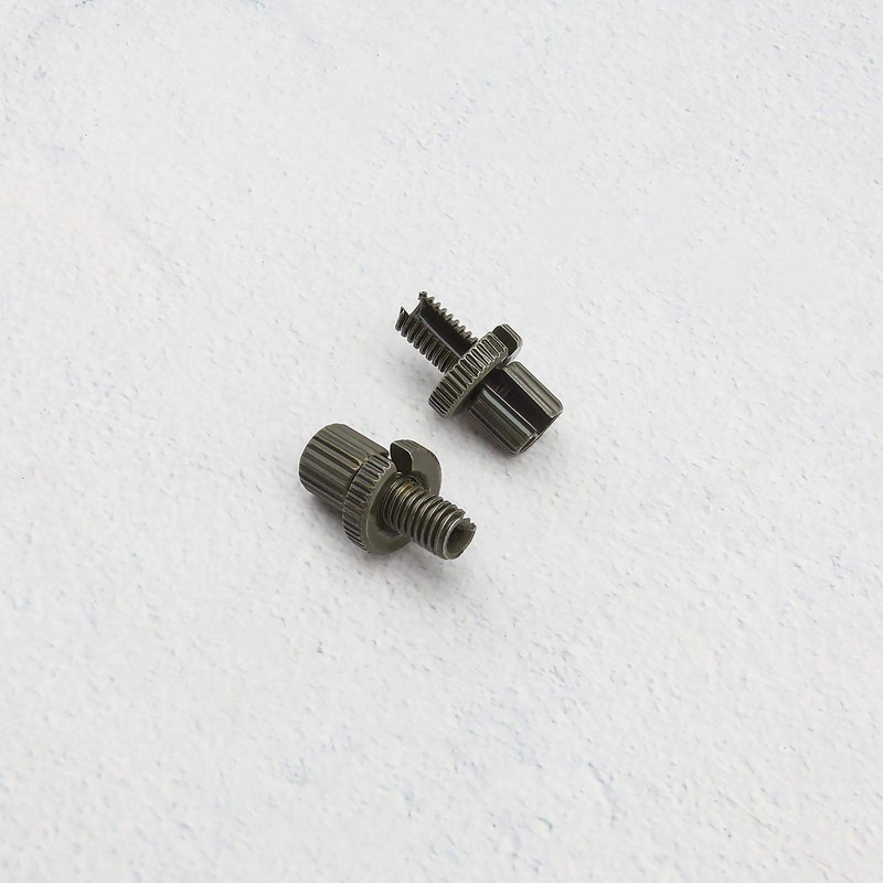 OTOTEC 4 x M8 Motorcycle Cable Adjustment Screws 8x28mm Front