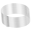 uxcell 12 Inch 430 Stainless Steel Duct Clamps, 10 Pcs