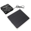 10W Solar Panel Fan Kit Waterproof Cooling Ventilator for Dog