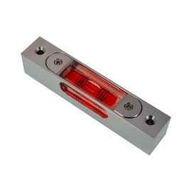 Bar type high-precision level, high-precision aluminum alloy metal adjustable level, bubble square bar type luminous magnetic multi specification ruler (120x22x25mm)