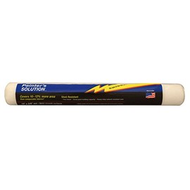 Wooster 48449 18" Painters Solution Roller Cover with 1/4" End Caps, 3/8" Nap