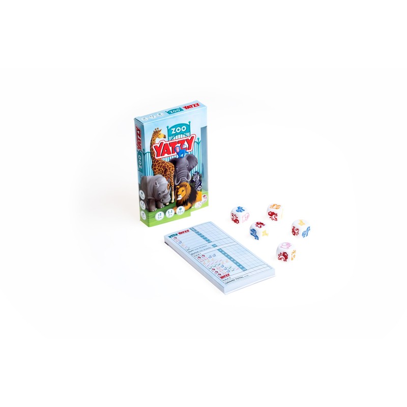 SmartGames - Zoo Yatzy, Multiplayer Dice Game, Ages 5+
