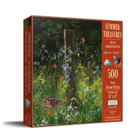 SUNSOUT INC - Summer Treasures - 500 Piece Jigsaw Puzzle for Adults by Artist: Abraham Hunter - Finished Size 18" x 24" - MPN# 69486