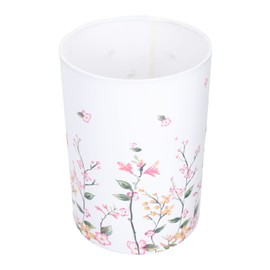 OSALADI Small Lamp Shade E27 Base Cloth Lamp Shade Tulips Flower Pattern Lampshade Replacement Lamp Cover for Table Floor Pendant Lamp, 20x14x14cm