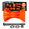 4″ Boat Trailer Roller Semi V Kit with Large Bell