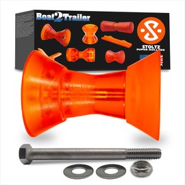 4″ Boat Trailer Roller Semi V Kit with Large Bell End Caps and Hardware – ULT-4-446-434 Stoltz