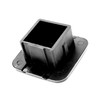 MULL USA Flag Metal Hitch Cover Plug (Fits 2" Receiver,