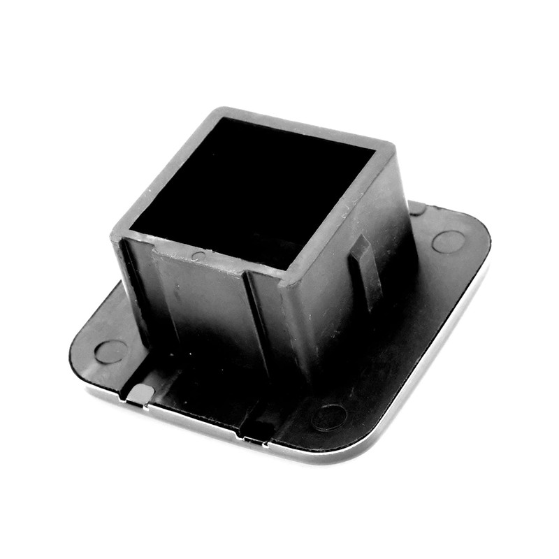 MULL USA Flag Metal Hitch Cover Plug (Fits 2" Receiver,