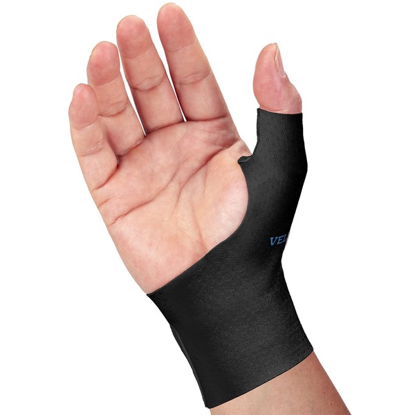 VELPEAU Elastic Thumb Wrist Support Brace (Pack of 2), Splashproof